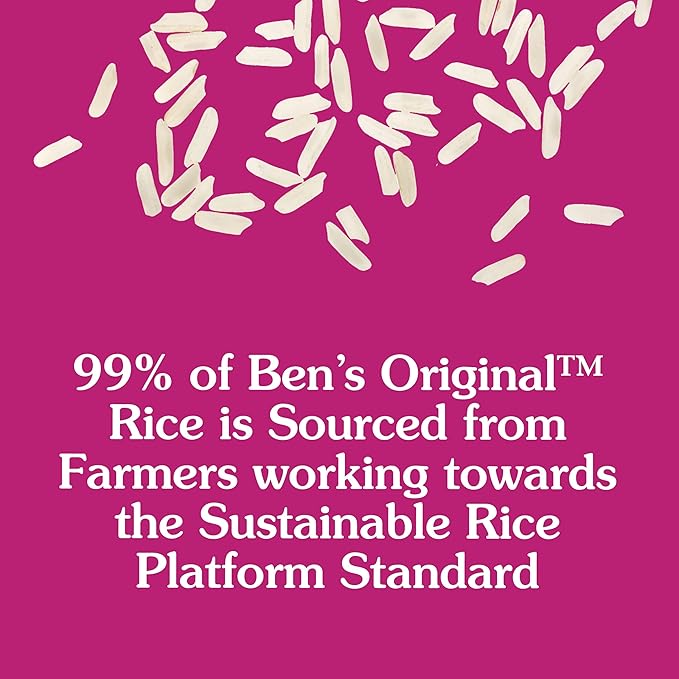 BEN'S ORIGINAL Ready Rice Long Grain and Wild Flavored Rice, Easy Dinner Side, 8.8 oz Pouch (Pack of 12)