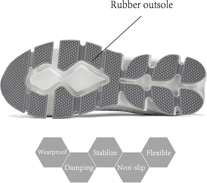 Men's Slip on Walking Running Shoes Blade Tennis Casual Fashion Sneakers Comfort Non Slip Work Sport Athletic Trainer