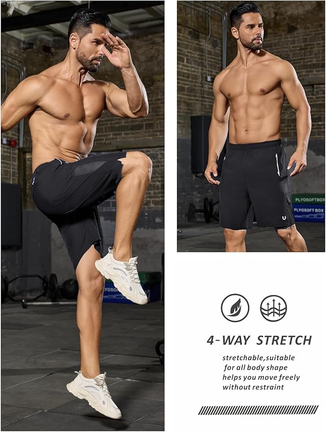 NORTHYARD Men's Running Athletic Shorts 5"/ 7"/ 9" Workout Gym Short Tennis Quick Dry Active Sport Hiking Basketball