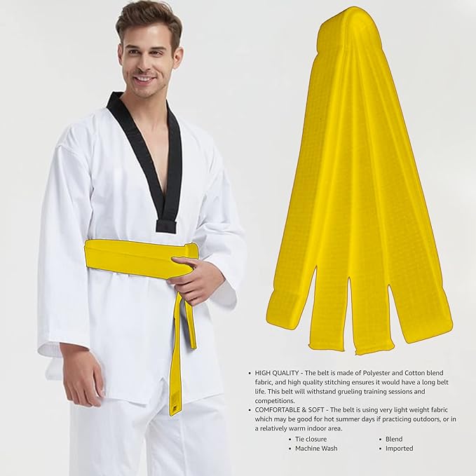 8.6ft Long Soft Belt for Martial Arts Karate Taekwondo Judo
