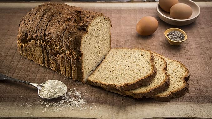 Eban’s Bakehouse Fresh Baked Gluten-Free Flaxseed Oat Bread - 4 Loaves - 100% Natural - Soy, Wheat and Dairy Free, Preservative Free, Non-GMO (26oz, 737g Each)