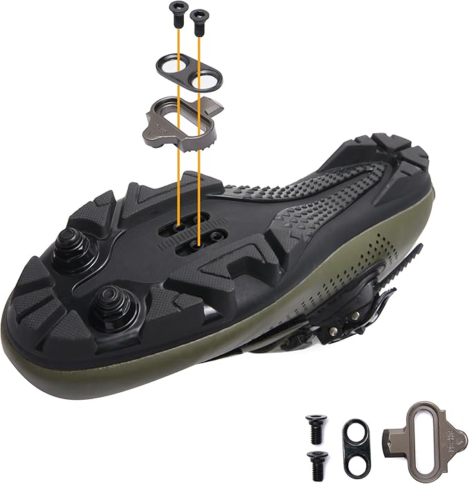 Bike Cleats Compatible with Shimano SPD SH51,for MTB Cleat Set Suitable for Men Women Indoor Mountain Outdoor Road Cycling
