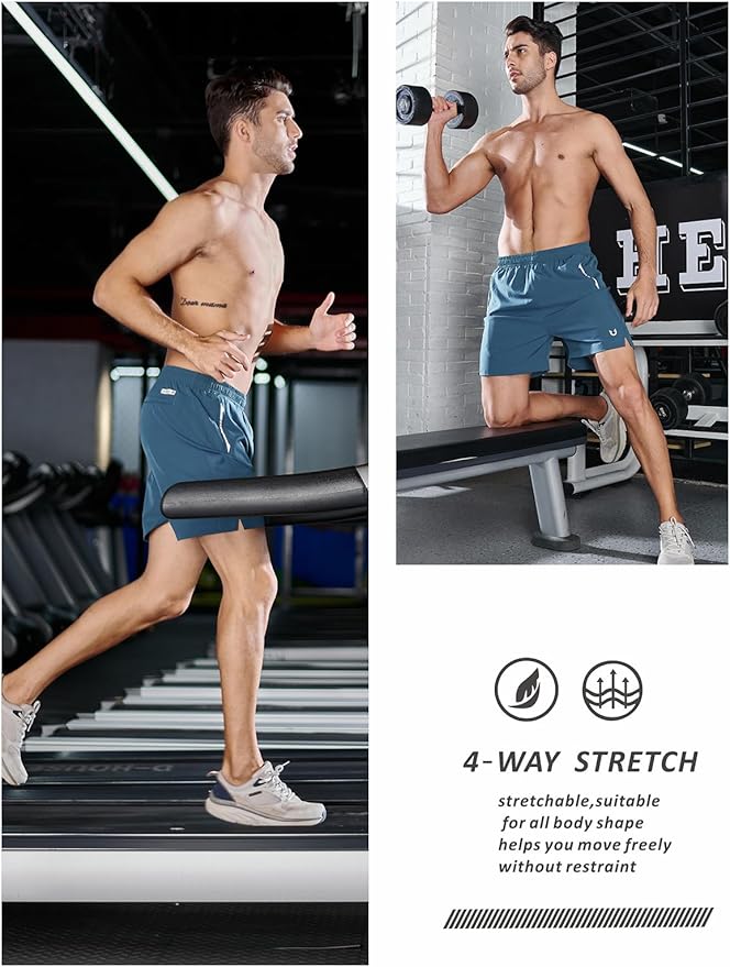 NORTHYARD Men's Running Athletic Shorts 5"/ 7"/ 9" Workout Gym Short Tennis Quick Dry Active Sport Hiking Basketball