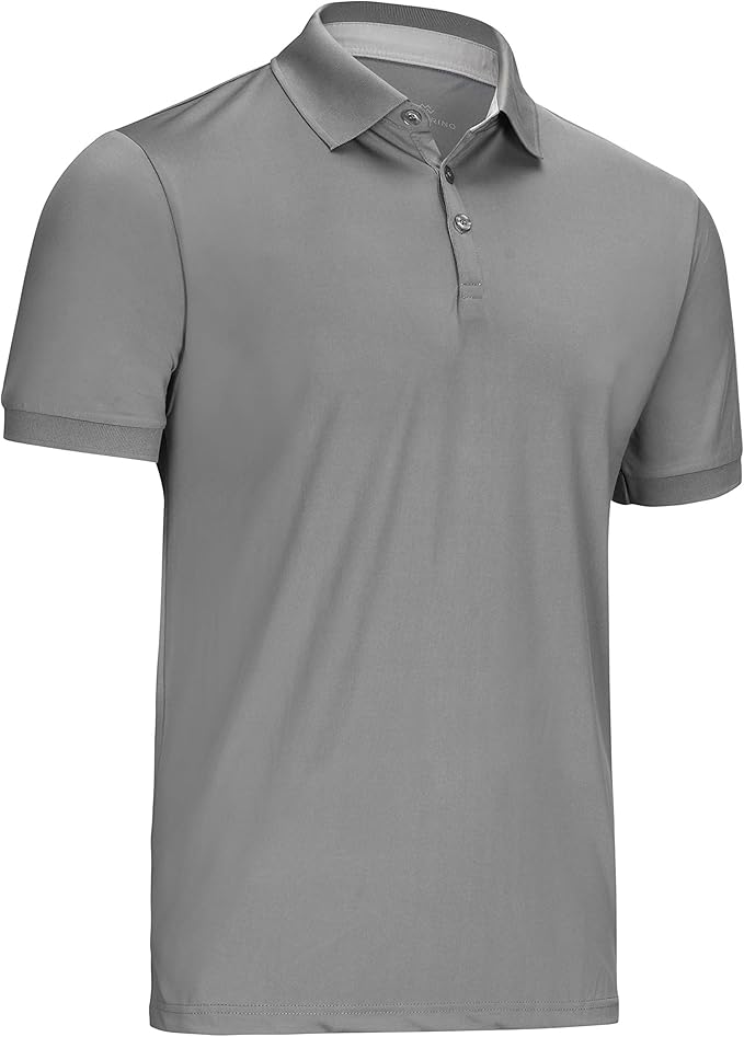 Mio Marino Golf Polo Shirts for Men - Dry Fit - Ultra-Thin Breathable Fabric