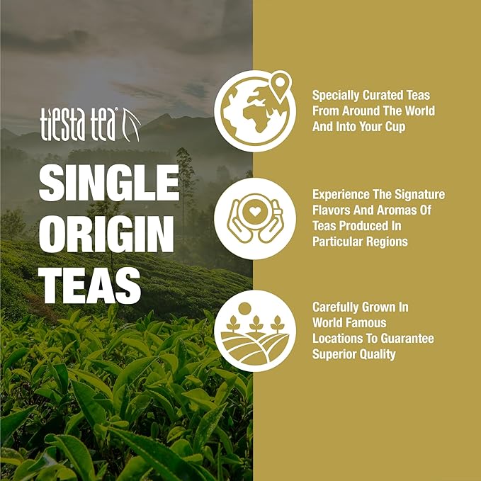 Tiesta Tea Silver Needle White Tea – Premium Loose Leaf, Single-Origin from China | Pure Unblended Low-Caffeine Tea | Hot or Cold Brew | 12oz Resealable Bulk Pouch | Brews 200 Cups
