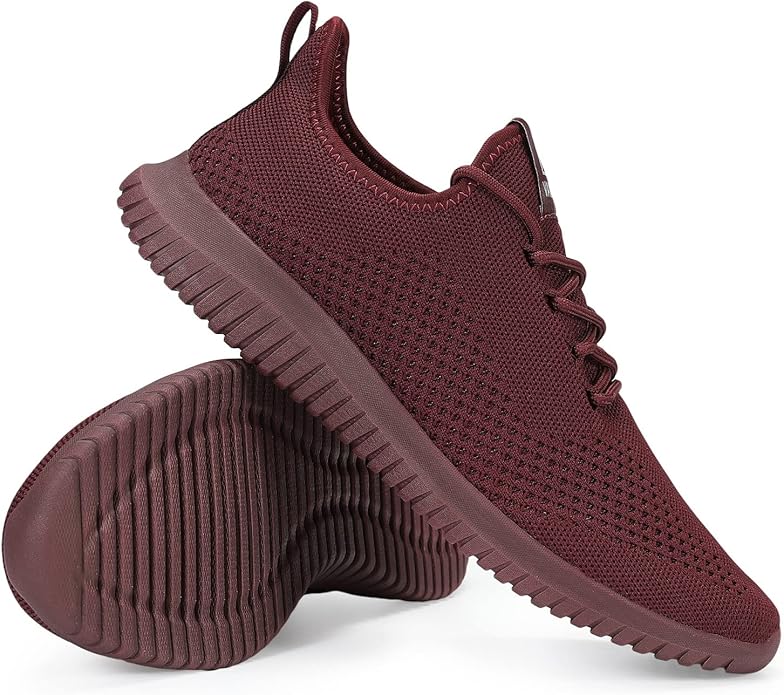 VAMJAM Men's Running Shoes Ultra Lightweight Breathable Walking Shoes Non Slip Athletic Fashion Sneakers Mesh Workout Casual Sports Shoes