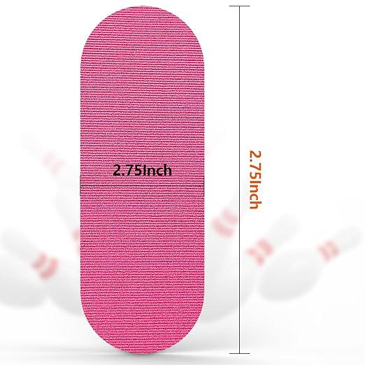 Bowling Tape Bowling Thumb Tape - Sweatproof, Pre Cut, Multiple Colors 100pcs (Hot Pink)