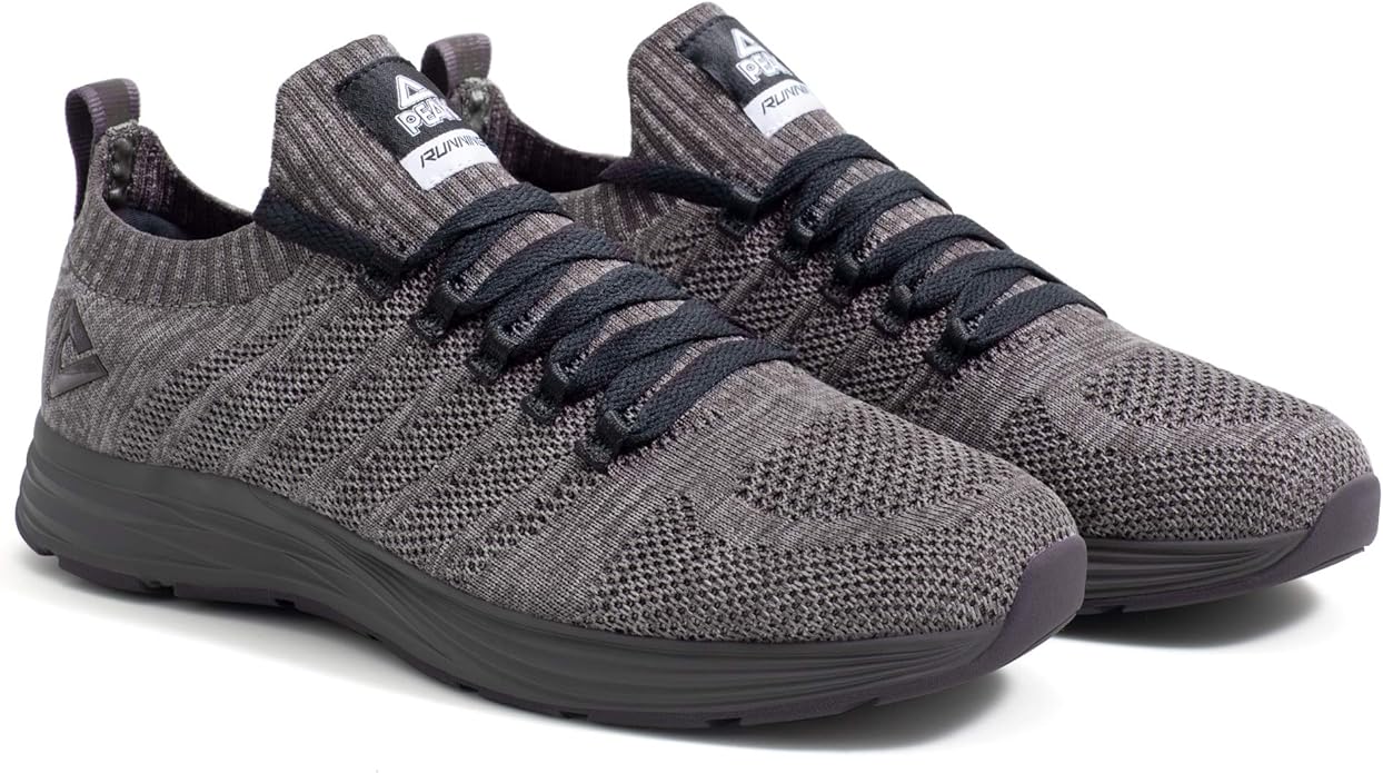 PEAK Mens Lightweight Walking Shoes Comfortable Slip On Sports Sneakers for Tennis, Gym, Running, Casual Workout