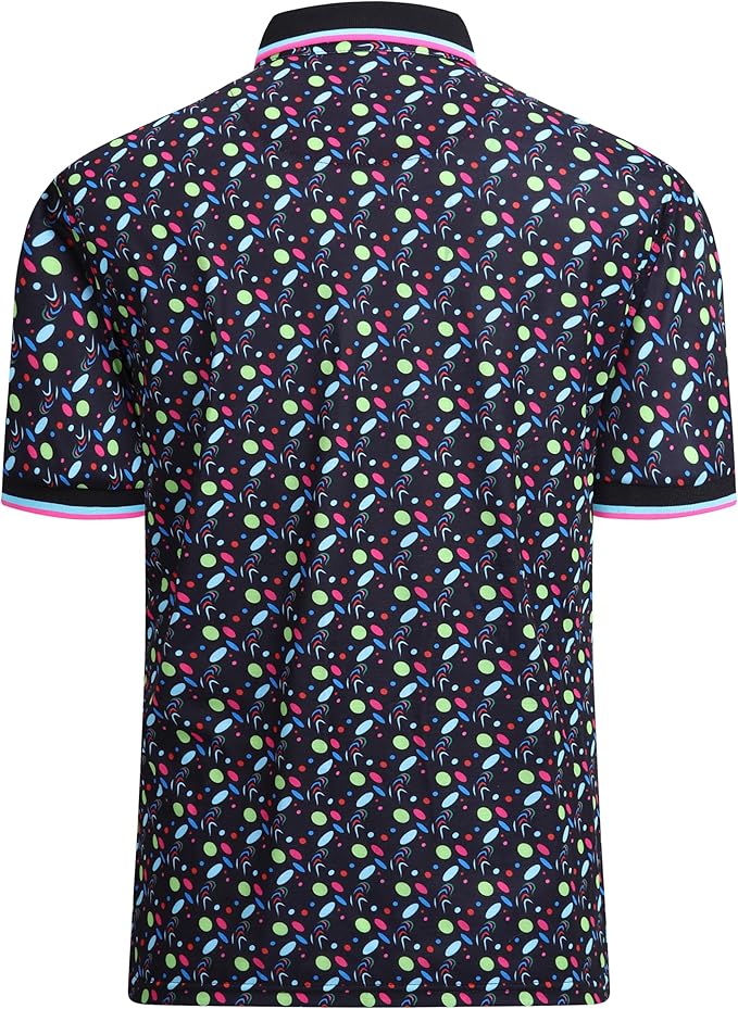 Alex Vando Mens Polo Shirts Short Sleeve Regular Fit Fashion Designed Shirt
