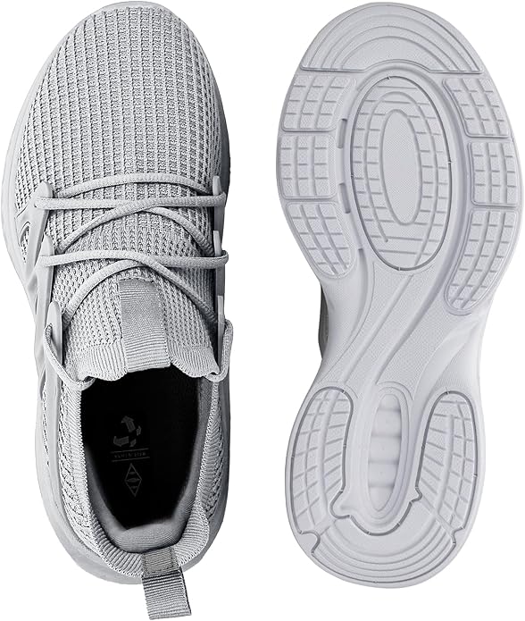 Pujcs Men's Slip on Walking Shoes Lightweight Breathable Non Slip Running Shoes Athletic Gym Tennis Shoes Sneakers for Men