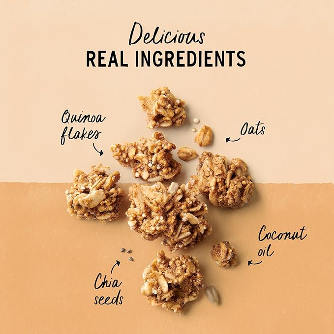 Purely Elizabeth, Honey Almond, Ancient Grain Granola with Probiotics, Gluten-Free (3 Ct, 8oz Bags)