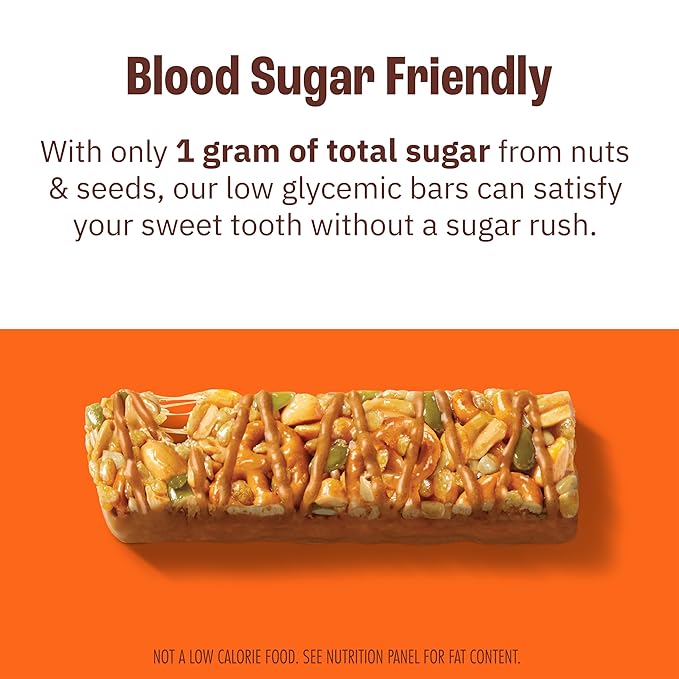 Munk Pack Nut & Seed Snack Bar - 6g Protein, 1g Sugar, 3g Net Carbs, Low Sugar, Keto, and Gluten Free Snack for Adults and Kids, Peanut Butter Pretzel – 4.92 oz, 12 Pack