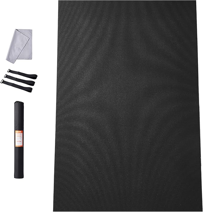 VEVOR Large Exercise Mat, Non Slip High Density Premium Yoga Mat, Exercise Yoga Mat for Men Women, Fitness & Exercise Mat with Bag & Carry Strap, for All Types of Home Yoga, Pilate & Floor Workout