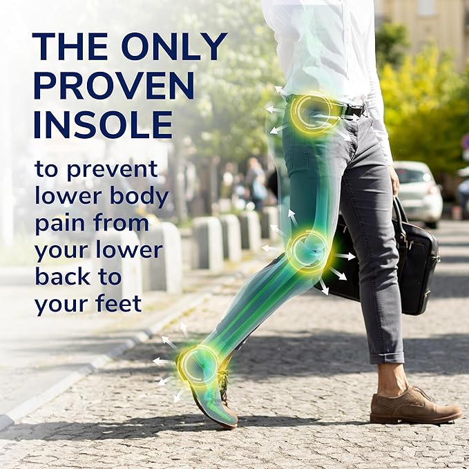 Dr. Scholl's Prevent Pain Protective Insoles, Protect Against Foot, Knee, Lower Back Pain, Promote Foot Health & Wellness, Trim to Fit Insert, Men Shoe Size 8-14, 1 Pair