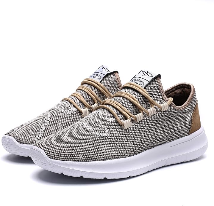 KEEZMZ Men's Running Shoes Fashion Breathable Sneakers Mesh Soft Sole Casual Athletic Lightweight