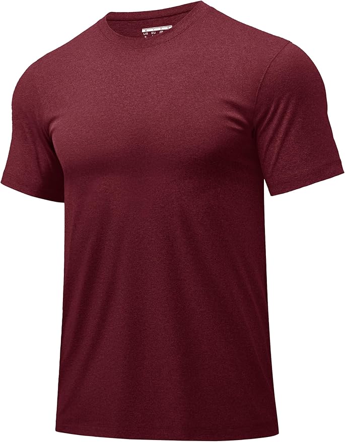 MAGCOMSEN Men's Dry Fit Workout Shirts Short Sleeve Tee Shirts Moisture Wicking Athletic Running Performence Tshirts
