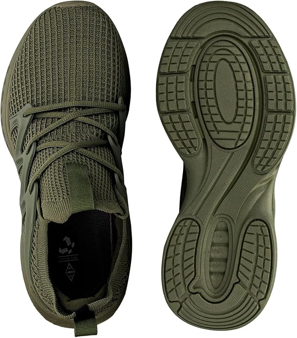 Pujcs Men's Slip on Walking Shoes Lightweight Breathable Non Slip Running Shoes Athletic Gym Tennis Shoes Sneakers for Men