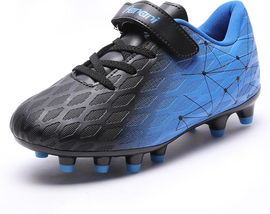 Hanani Boys Soccer Cleats Kids Girls FG/AG Soccer Athletics Sport Shoes Training Shoes Running Shoes Teenager Indoor Outdoor Football Shoes Sneakers for Unisex