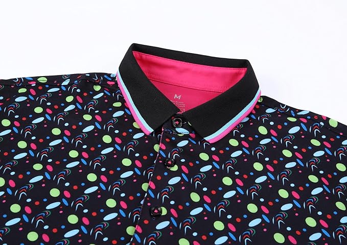 Alex Vando Mens Polo Shirts Short Sleeve Regular Fit Fashion Designed Shirt