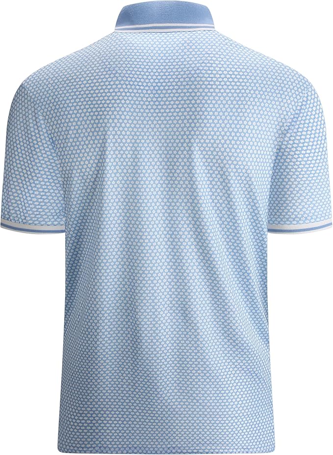 Alex Vando Mens Polo Shirts Short Sleeve Regular Fit Fashion Designed Shirt