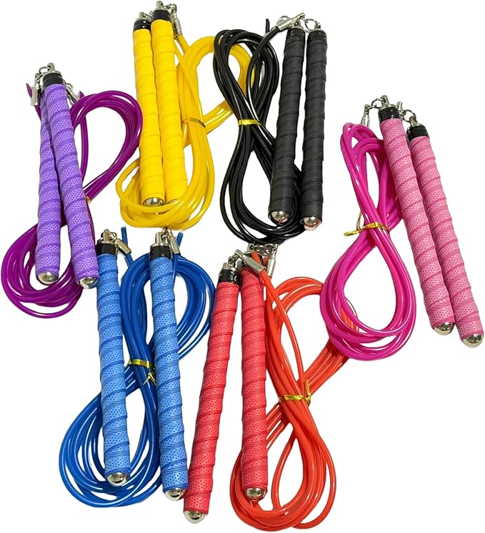 Buddy Lee Ninja Warrior Jump Rope – Adjustable Speed Rope for Fitness, HIIT, CrossFit & Boxing – Tangle-Free with Precision Ball Bearings – Durable, Lightweight & Ergonomic Handles