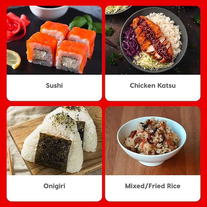 IRIS Instant White Rice (10 Pack), Ultra Premium Japanese Short Grain Sushi Sticky Rice, Microwave for 80 seconds (1.2 Minutes), Gluten Free Vegan, Grown Polished and Packed in Japan
