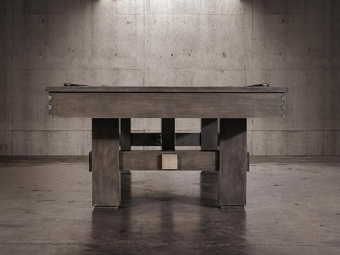 Nixon Billiards - Kemp Slate Billiard Pool Table - Grayson Gray/Weathered Slate - 7ft and 8ft
