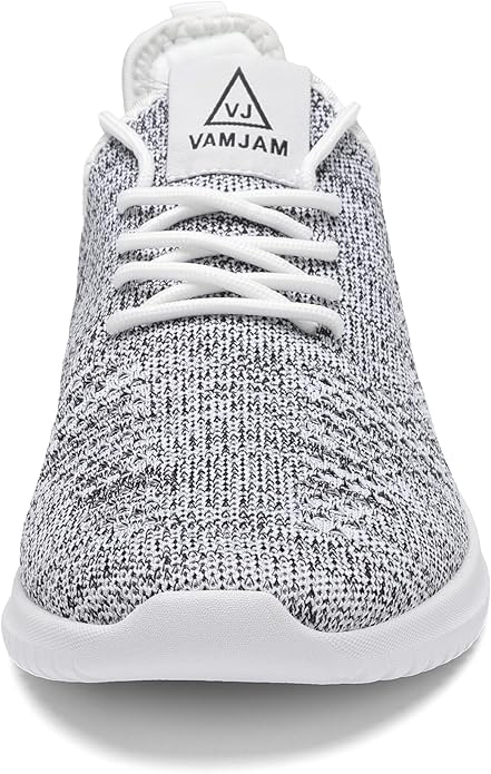 VAMJAM Men's Running Shoes Ultra Lightweight Breathable Walking Shoes Non Slip Athletic Fashion Sneakers Mesh Workout Casual Sports Shoes