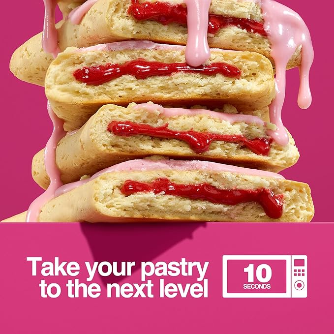Legendary Foods 22g Cherry Protein Pastry - Low Carb Meal Replacement Bar - Low Glycemic, Gluten Free Protien Snacks - Healthy Keto Snack Box 8 Zero Sugar Energy Bars - Bariatric Diabetic Friendly