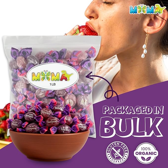 B0nelle Italian Fruitti Di Bosco Jelly Candy - 1 lb Assorted Individually Wrapped Jelly Fruit Candy - Delicious Mima's Memorial Day Mega Sale Treats for Gifting & Sharing
