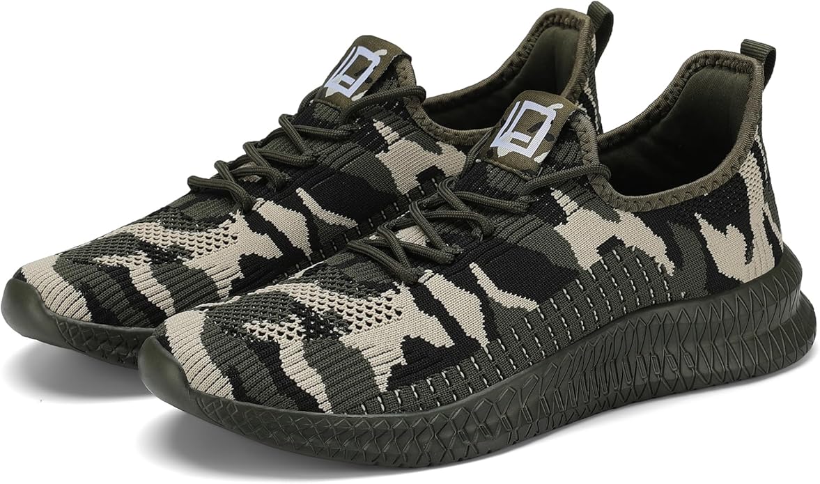 LCGJR Men's Running Shoes Ultra Lightweight Breathable Comfortable Walking Shoes Casual Fashion Sneakers Mesh Workout Shoes