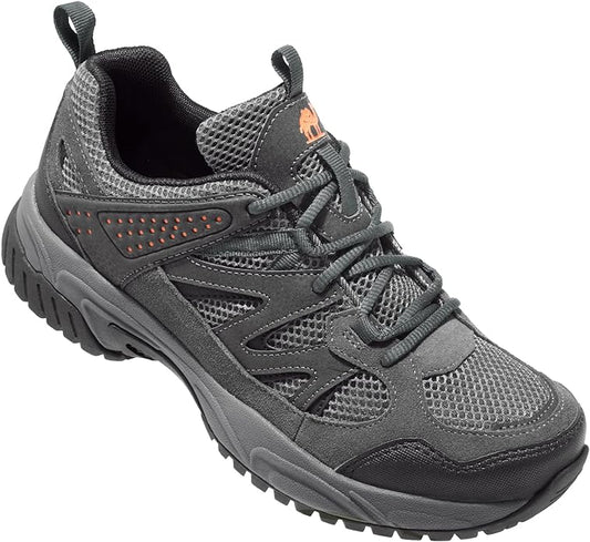 CAMELSPORTS Hiking Shoes Men Lightweight Non-Slip Breathable Sneakers Low Top Walking Shoes for Outdoor Trailing Trekking Walking Climbing