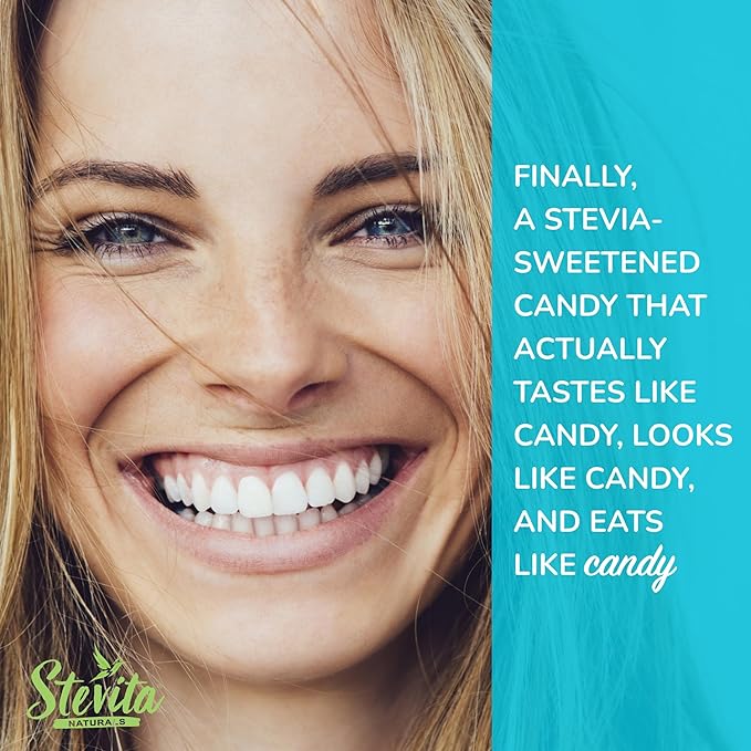 Stevita Hard Candy, Glorious Grape - 25 Individually Wrapped Pieces - Sugar & Aspartame Free - Naturally Flavored & Sweetened - Non-GMO, Gluten Free, Keto Friendly