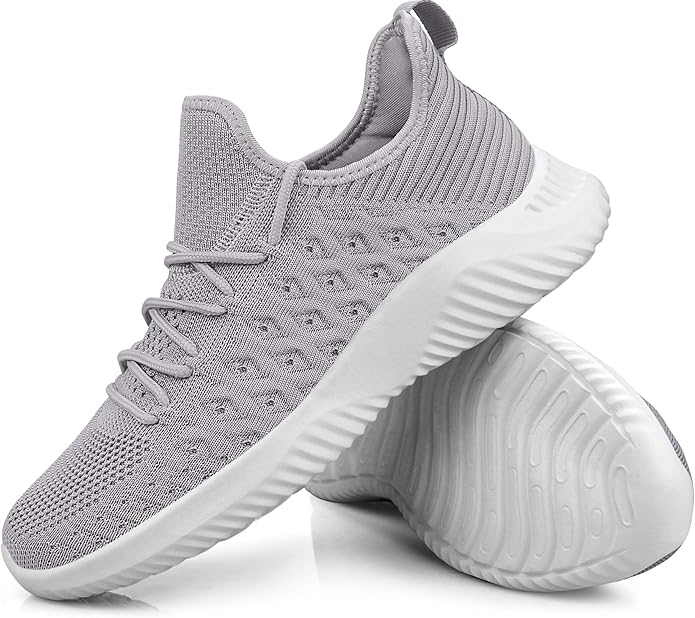 Feethit Mens Slip On Walking Shoes Lightweight Breathable Non Slip Running Shoes Comfortable Fashion Sneakers for Men