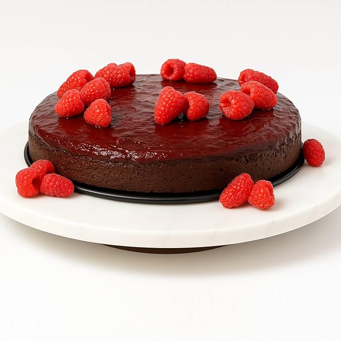 Andy Anand Luxurious Sugar-Free Raspberry Chocolate Truffle Cake, 9" Handcrafted with Real Chocolate & Cream, Perfect for Desserts Lovers (2.8 lbs)