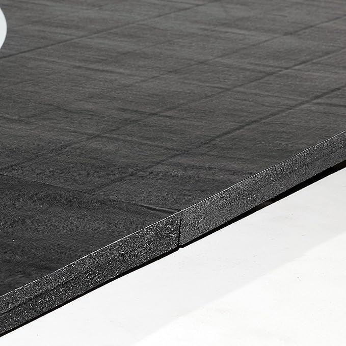 Dollamur 10'x10' Wrestling Mat, Navy, Gymnastics, with Circles