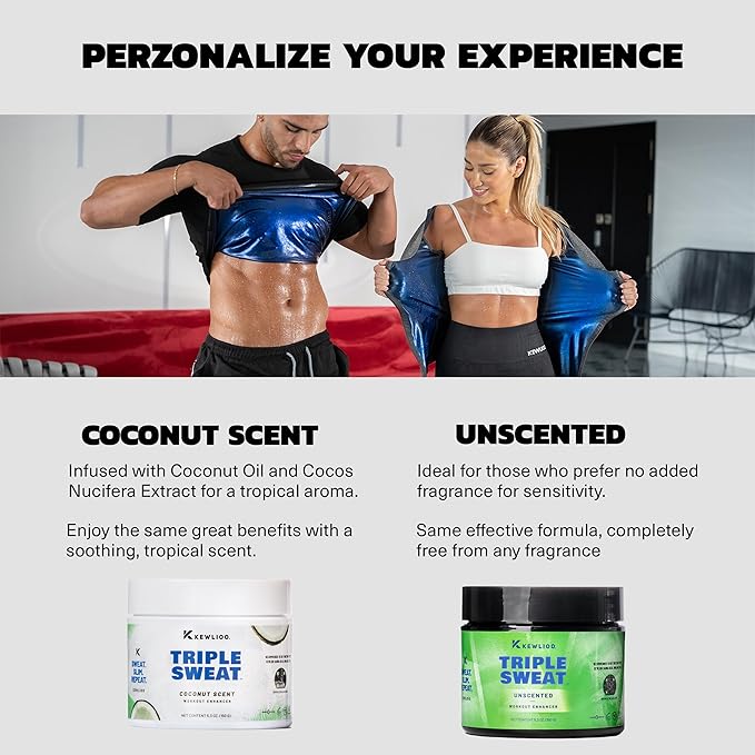 Kewlioo Triple Sweat Workout Enhancing Cream - Coconut
