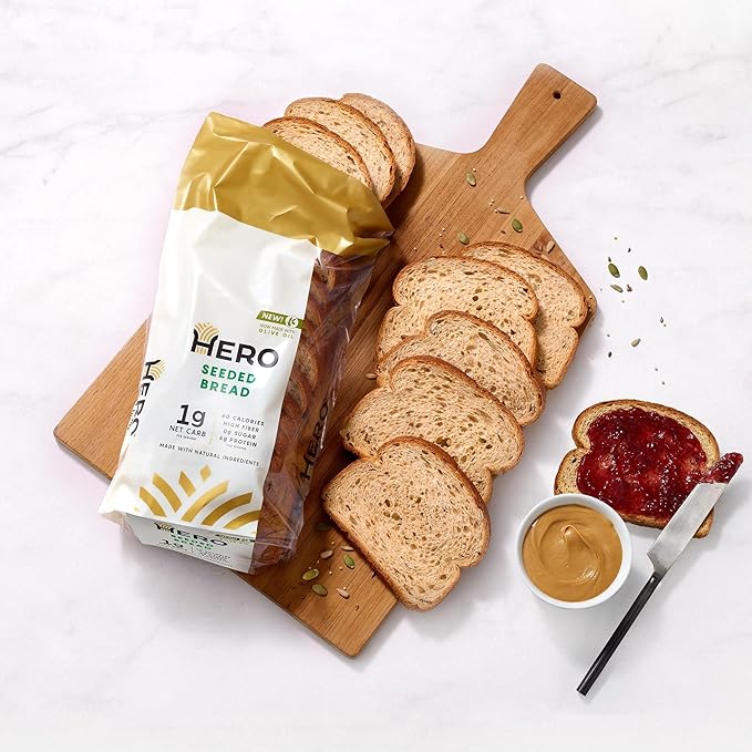 Hero Bread™ Toaster Treats Bundle - High Fiber, 0g Sugar Sliced Breads & Bagels (4 Count)