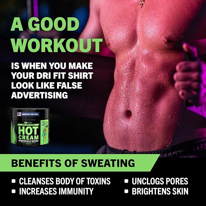TNT Pro Ignite Sweat Cream – Pre-Workout Hot Gel for Firming & Tightening