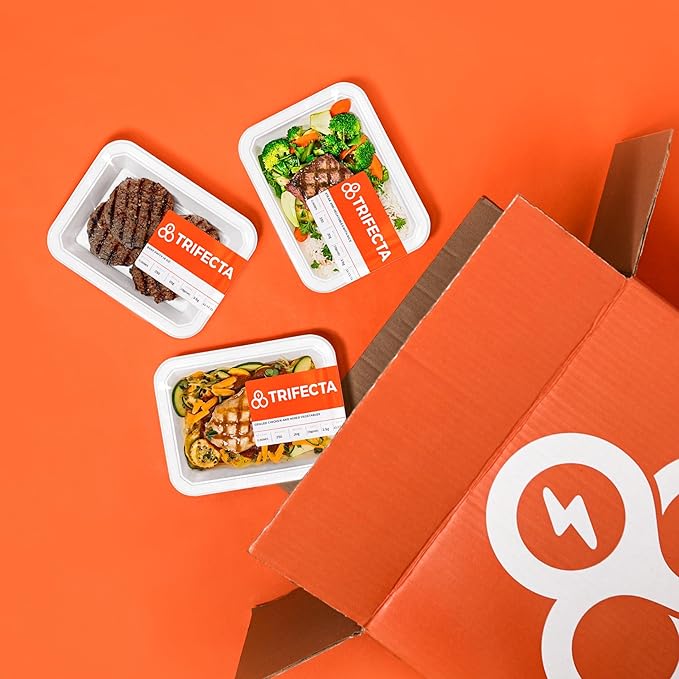 Trifecta Keto Meal Box, 7 Entrees, Clean, Low-Carb, Protein-Rich Meals
