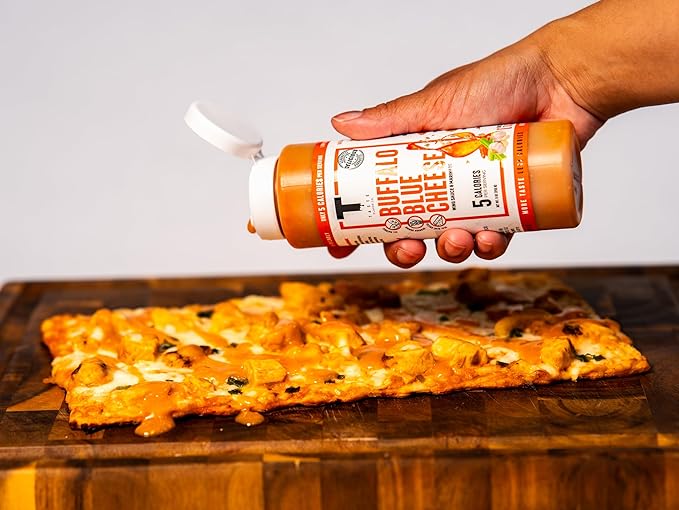 Taste Flavor Co. Wing Sauce and Marinade, Great Tasting, Keto Friendly, Low-Calorie Sauce (Buffalo Blue Cheese)