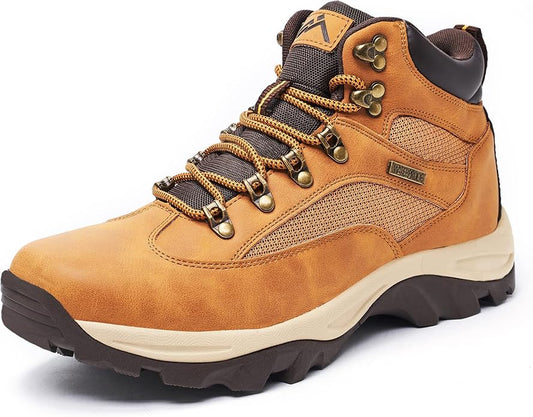 CC-Los Men's Waterproof Hiking Boots Outdoor Relaxed Fit Lightweight Size 7-13.5