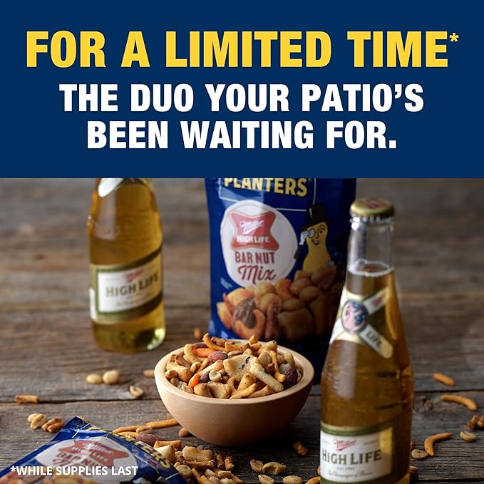 PLANTERS Trail Mix Miller High Life Bar Nut Mix, 5.5 OZ
