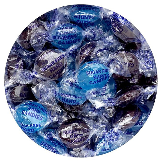 Arcor Sugar Free Mixed Berry Hard Candy, 1 Pound Bulk Bag (Approx. 70 Pieces), Individually Wrapped Hard Candy, The Hampton Popcorn & Candy Company