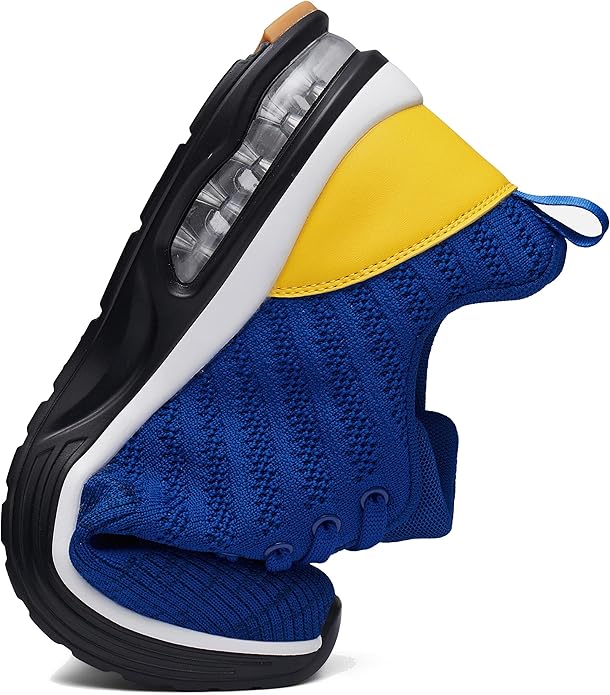 Mishansha Running Shoes for Men Sneakers Air Cushion Walking Shoes Comfortable Tennis Shoes Breathable Trail Running Shoes US Men 7.5-15