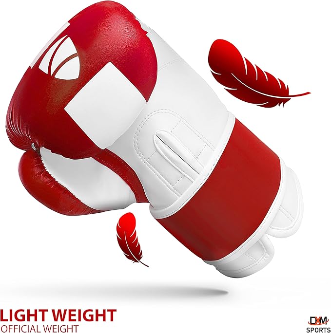 DXM SPORTS Boxing Gloves for Men & Women, Boxing Training Gloves, Kickboxing Gloves, Sparring Gloves, Heavy Bag Workout Gloves for Boxing, Kickboxing, Muay Thai, MMA