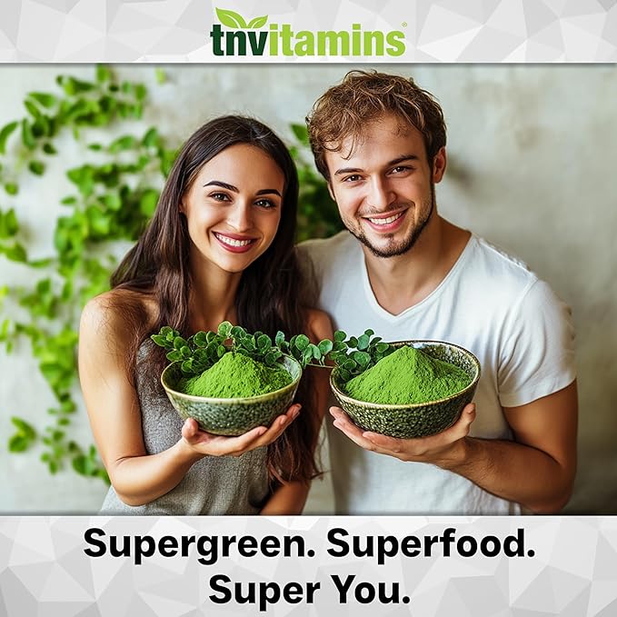 Moringa Capsules 10,000 mg - 120 Capsules | Pure Moringa Oleifera Leaf Powder Supplement | Powerful Green Superfood | Super Greens Powder Pills | Non-GMO, Made in The USA!
