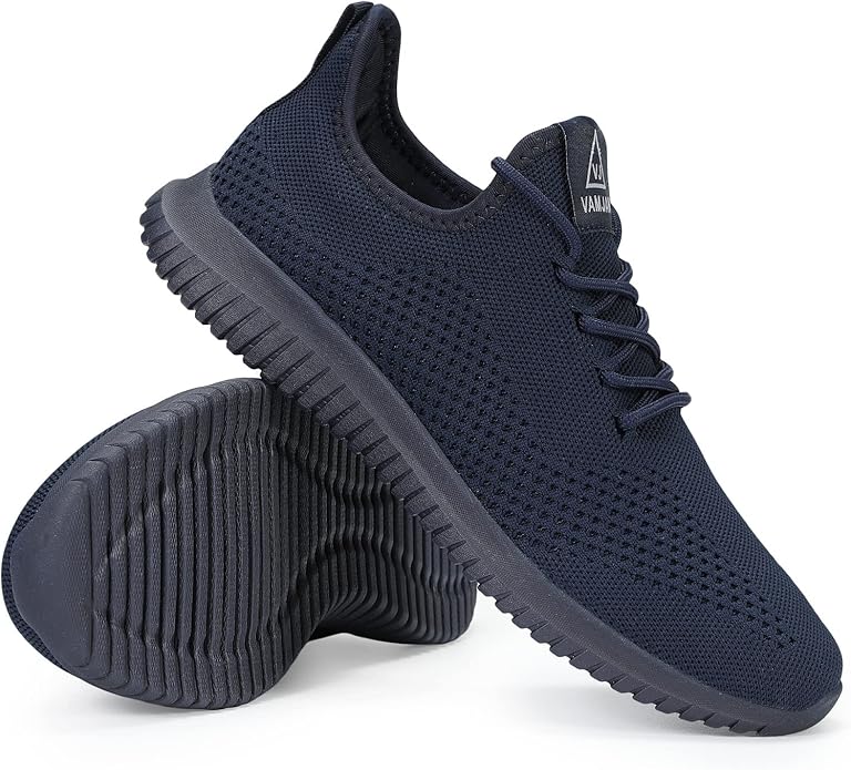 VAMJAM Men's Running Shoes Ultra Lightweight Breathable Walking Shoes Non Slip Athletic Fashion Sneakers Mesh Workout Casual Sports Shoes
