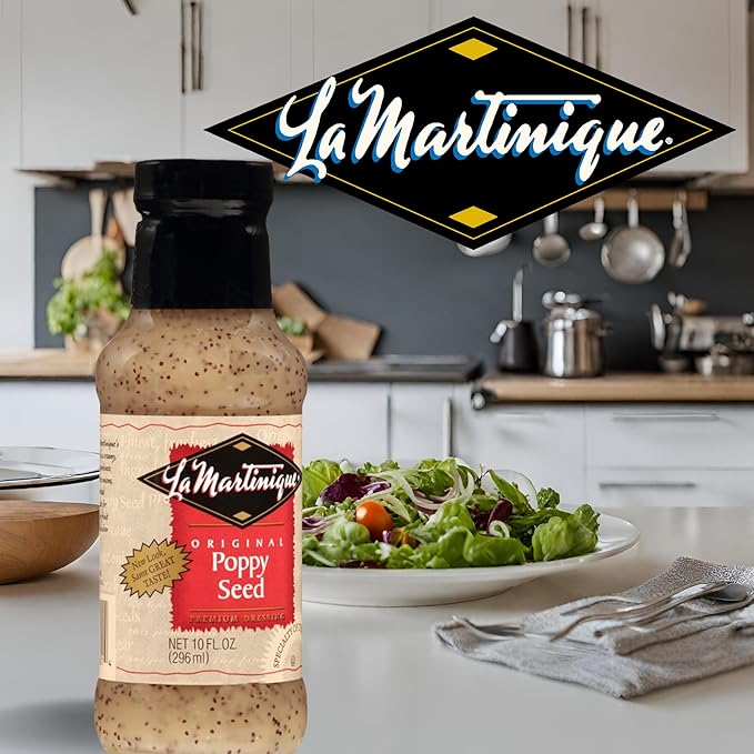 La Martinique Original Poppy Seed Dressing 10 Ounce Bottle (Pack of 1)