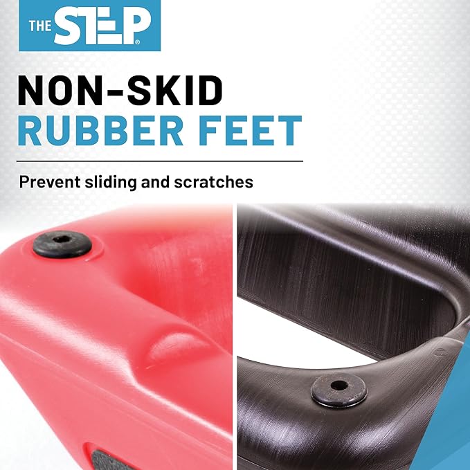 Freestyle STEP Exercise Step Platform, Circuit Size Stepper for Exercise at Home with 2 Risers